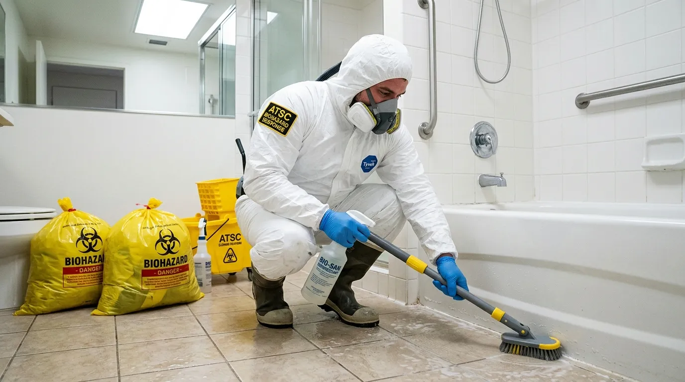 Decontamination equipment deployed for Blood Cleanup in Wantagh